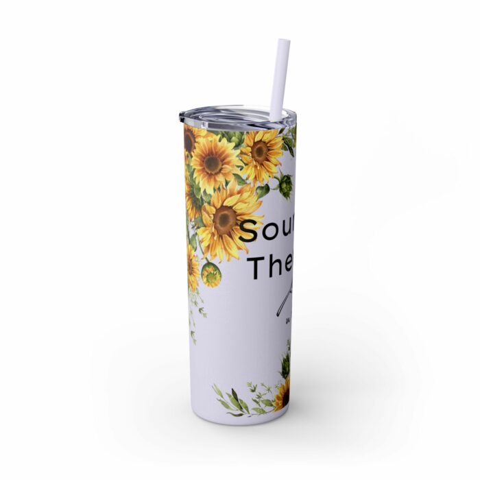 Sourdough Therapy...You Knead It-Skinny Tumbler with Straw, 20oz - Image 30