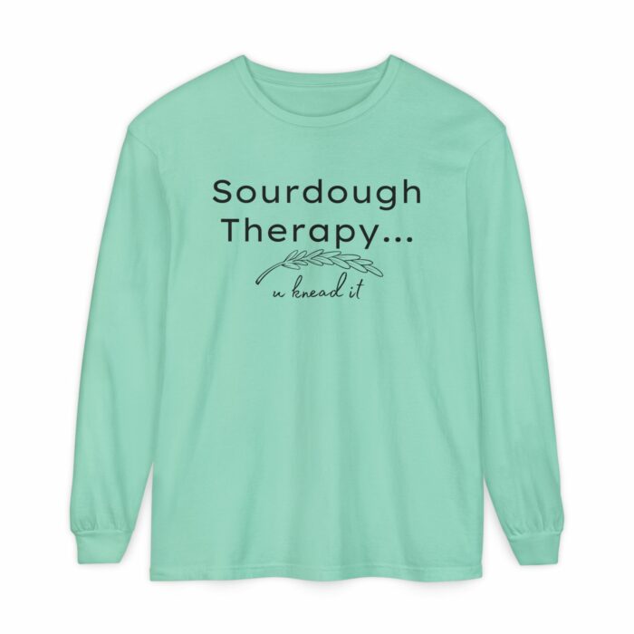 Sourdough Therapy, You Knead It- Long Sleeve T-Shirt - Image 11