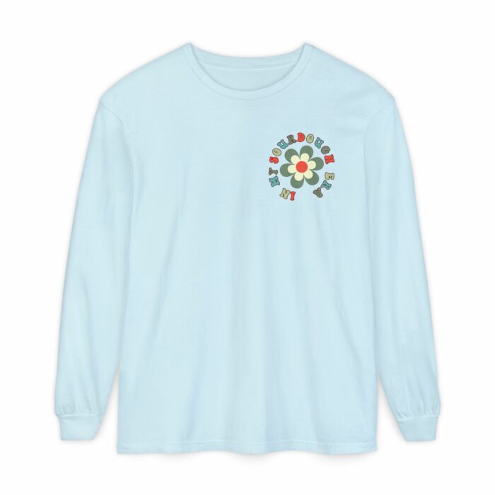 Unisex Garment-dyed Long Sleeve T-Shirt - Image 7