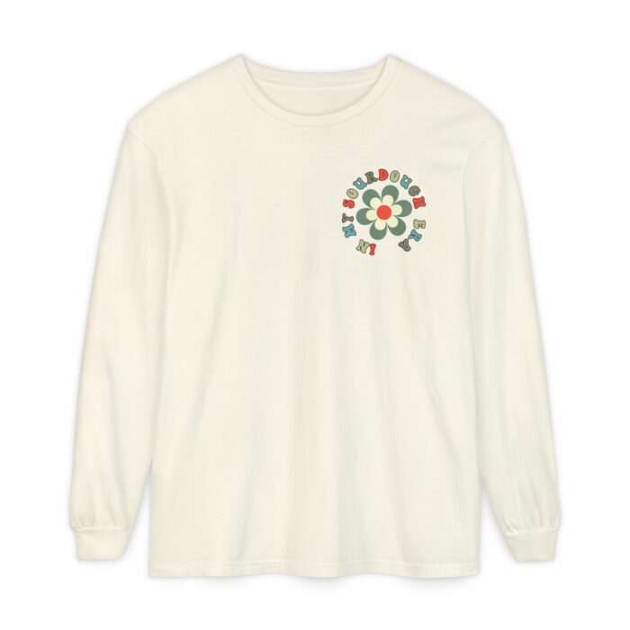 Unisex Garment-dyed Long Sleeve T-Shirt - Image 10
