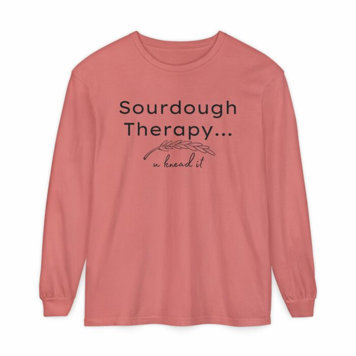 Sourdough Therapy, You Knead It- Long Sleeve T-Shirt - Image 4