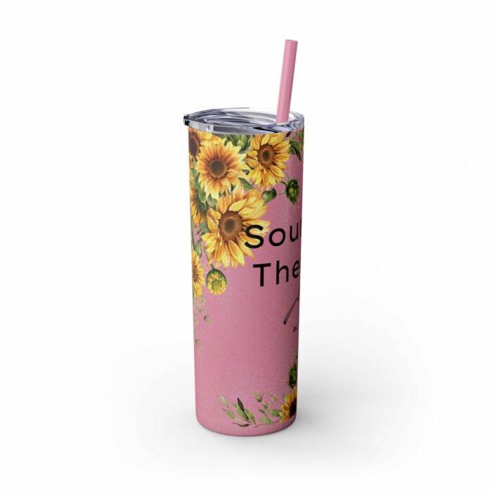 Sourdough Therapy...You Knead It-Skinny Tumbler with Straw, 20oz - Image 34
