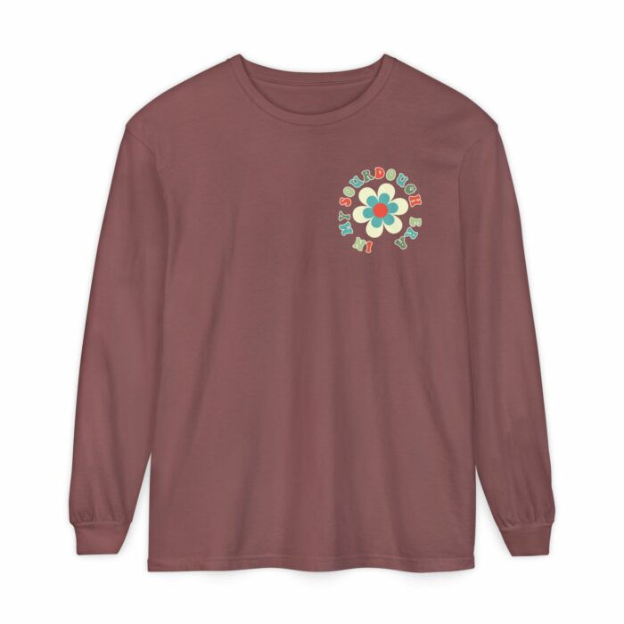 Unisex Garment-dyed Long Sleeve T-Shirt - Image 5