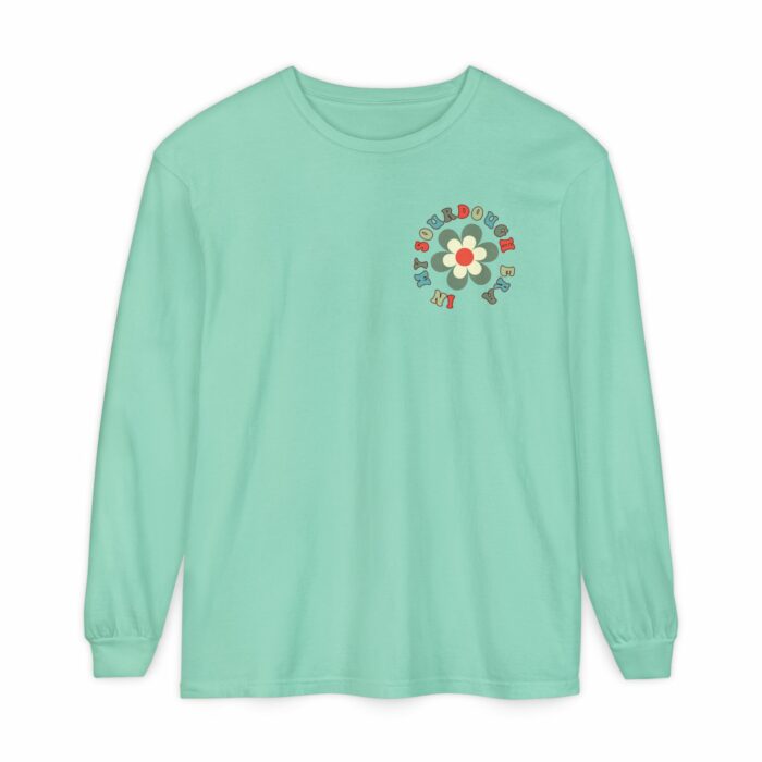 Unisex Garment-dyed Long Sleeve T-Shirt - Image 9