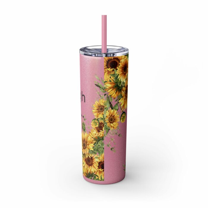 Sourdough Therapy...You Knead It-Skinny Tumbler with Straw, 20oz - Image 35