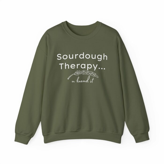 Sourdough Therapy...You Knead It Crewneck Sweatshirt - Image 4