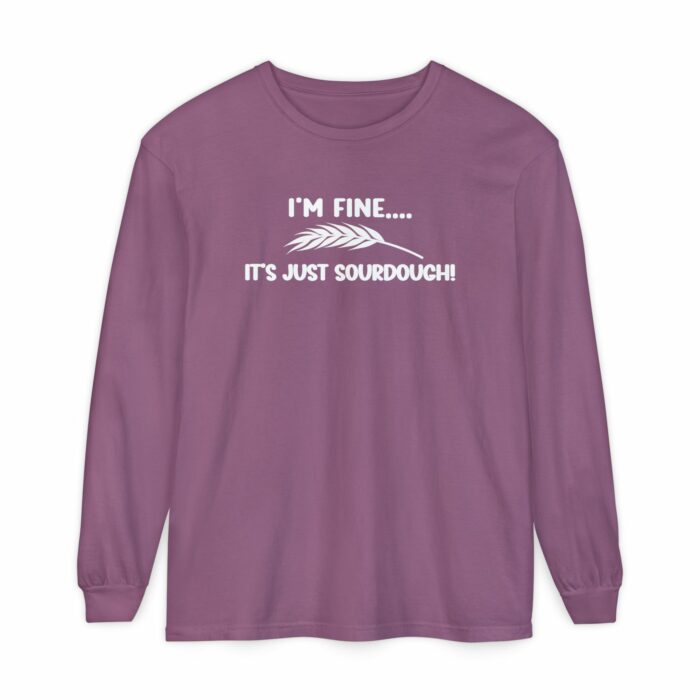 I'm Fine...It's Just Sourdough - Long Sleeve T-Shirt - Image 3