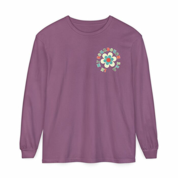 Unisex Garment-dyed Long Sleeve T-Shirt - Image 3