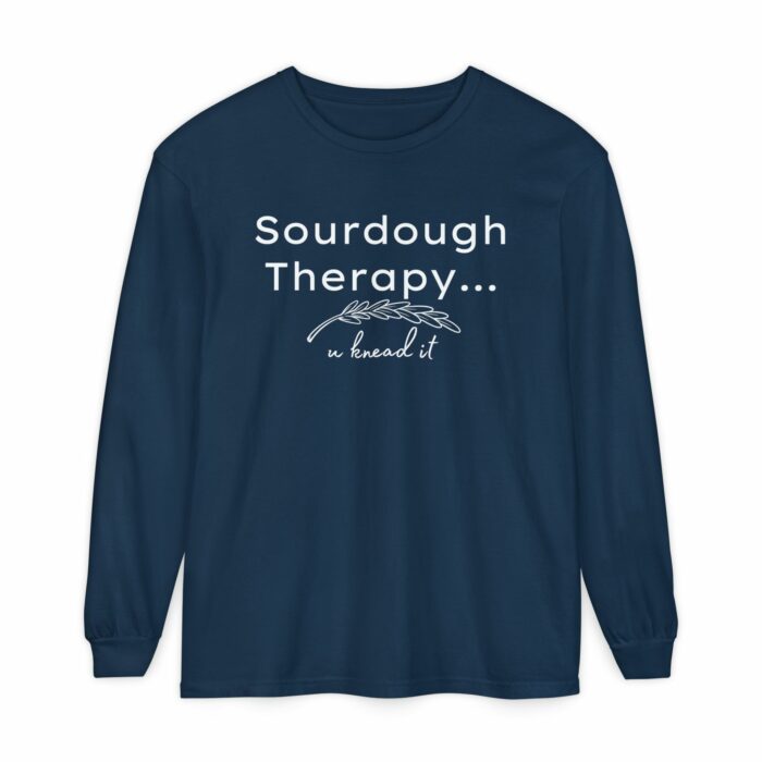 Sourdough Therapy, You Knead It- Long Sleeve T-Shirt - Image 5