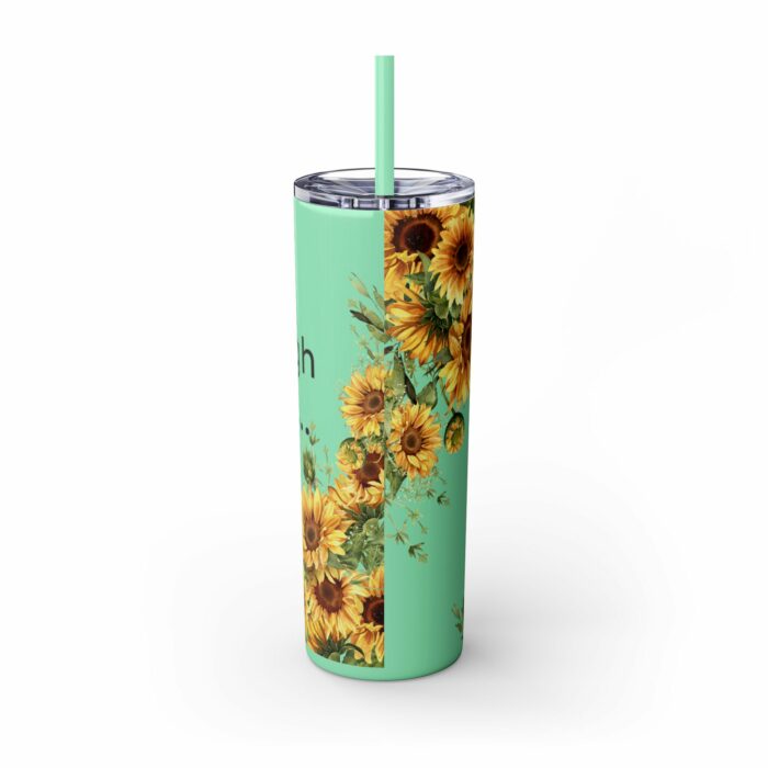 Sourdough Therapy...You Knead It-Skinny Tumbler with Straw, 20oz - Image 23