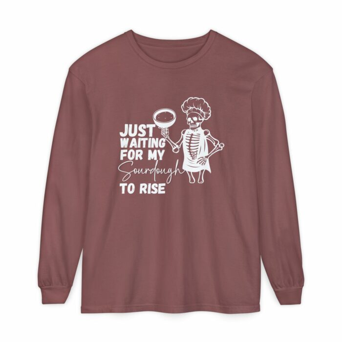 Just Waiting For My Sourdough To Rise - Long Sleeve T-Shirt - Image 3