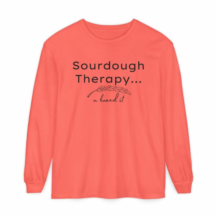 Sourdough Therapy, You Knead It- Long Sleeve T-Shirt - Image 2