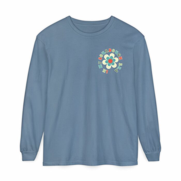 Unisex Garment-dyed Long Sleeve T-Shirt - Image 4