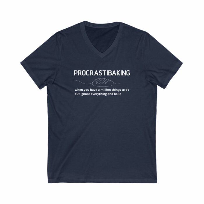 Procrastibaking - V-Neck Tee - Image 6