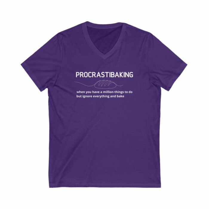 Procrastibaking - V-Neck Tee - Image 8