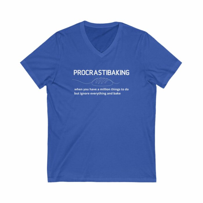Procrastibaking - V-Neck Tee - Image 9
