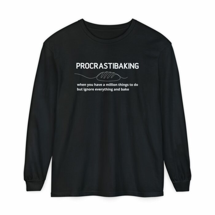 Procrastibaking - Long Sleeve T-Shirt - Image 2