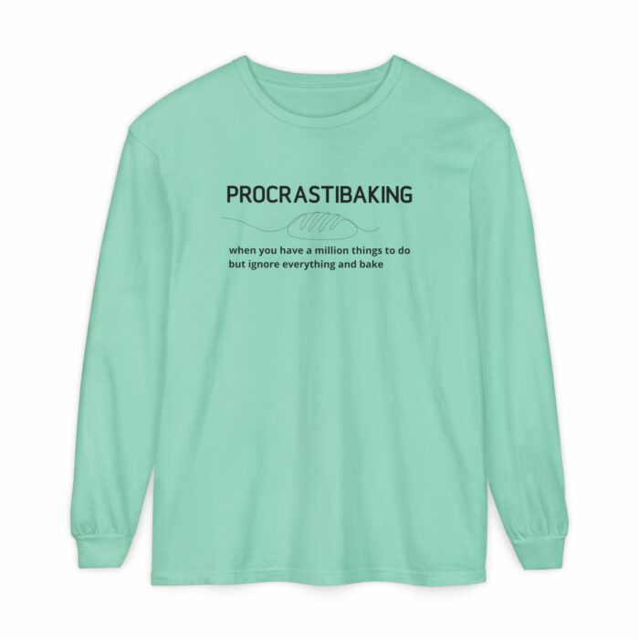 Procrastibaking - Long Sleeve T-Shirt - Image 9