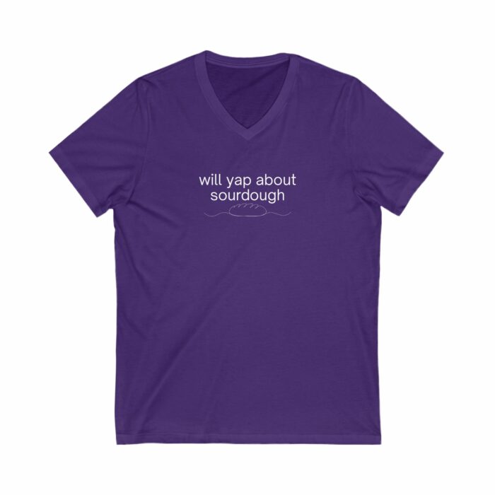 Will Yap About Sourdough - V-Neck Tee - Image 9