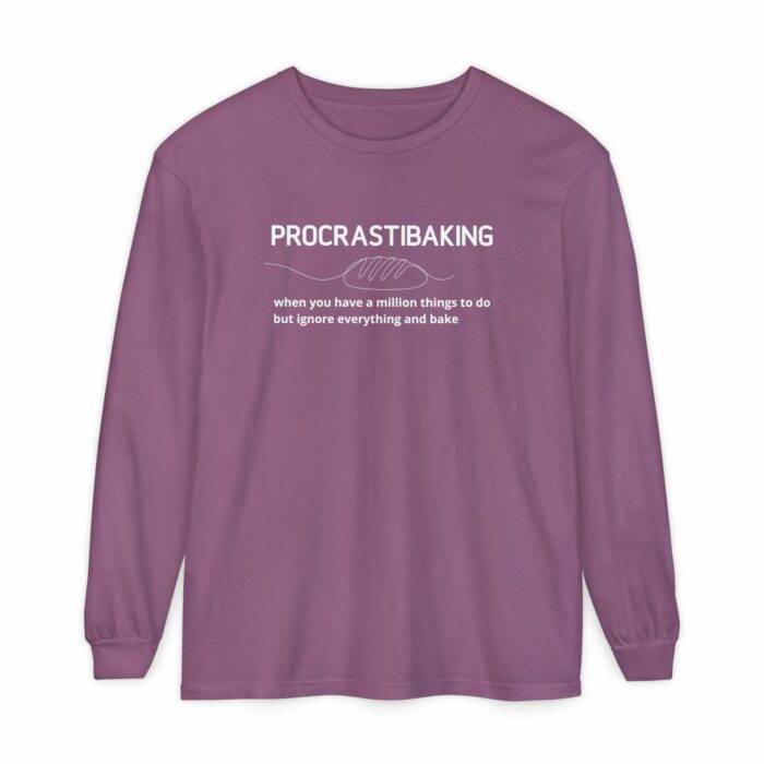 Procrastibaking - Long Sleeve T-Shirt - Image 3