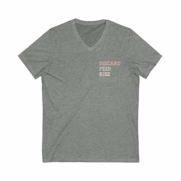 Discard, Feed, Rise, Repeat - V-Neck Tee - Image 5