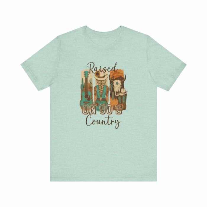 Raised On 90's Country Shirt, Country, Western, Cowgirl, Guitar, Cowgirl Boots, Cowgirl Hat, Cow Skull - Image 4