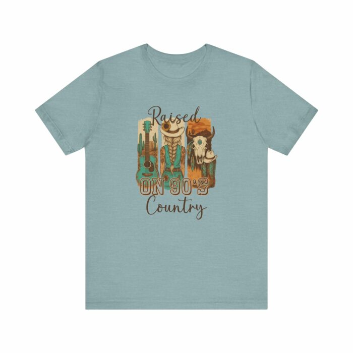 Raised On 90's Country Shirt, Country, Western, Cowgirl, Guitar, Cowgirl Boots, Cowgirl Hat, Cow Skull - Image 8