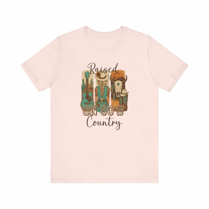 Raised On 90's Country Shirt, Country, Western, Cowgirl, Guitar, Cowgirl Boots, Cowgirl Hat, Cow Skull - Image 2